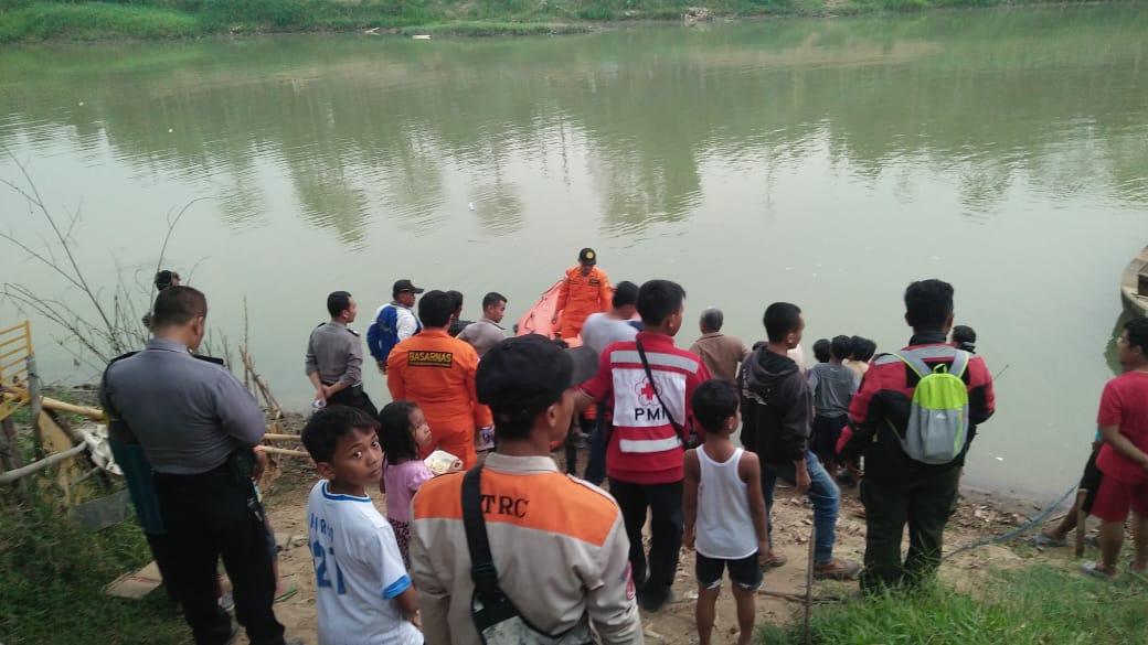 Siswi SD Tenggelam di Sungai Ciujung