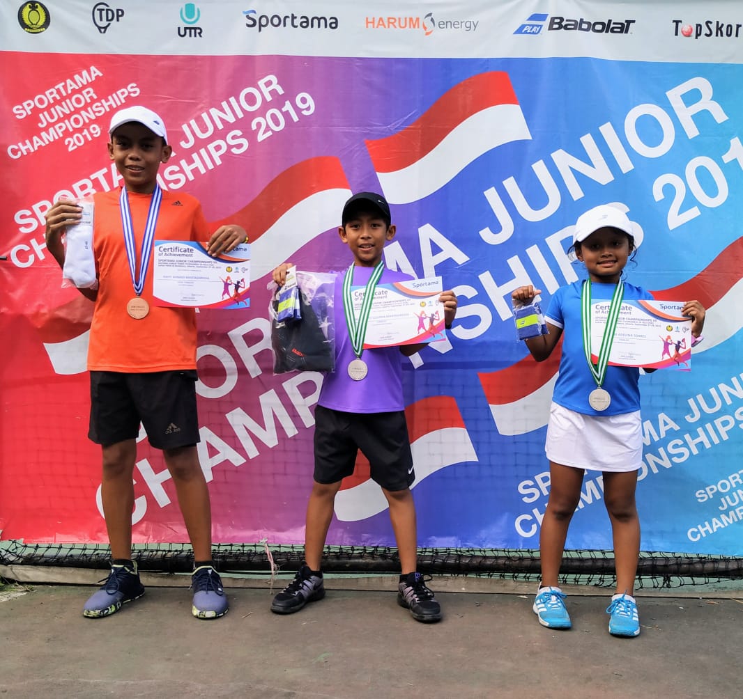 Atlet Kota Serang Raih Tiga Medali Kejurnas Tenis Sportama