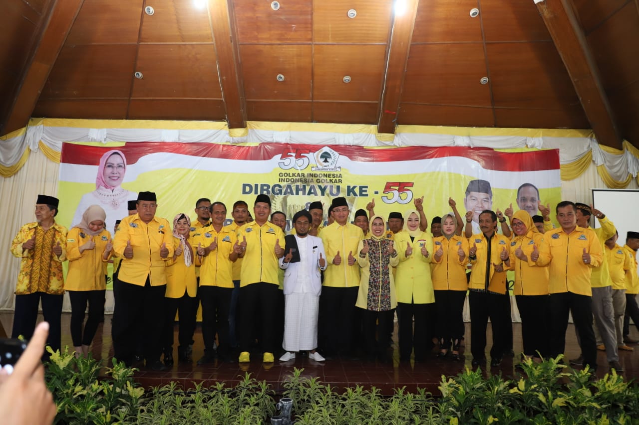 Sah! Golkar Dukung Ratu Tatu Chasanah di Pilkada 2020