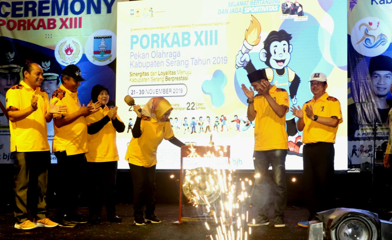 Bupati Serang Siap Bangun Fasilitas Olahraga di 29 Kecamatan