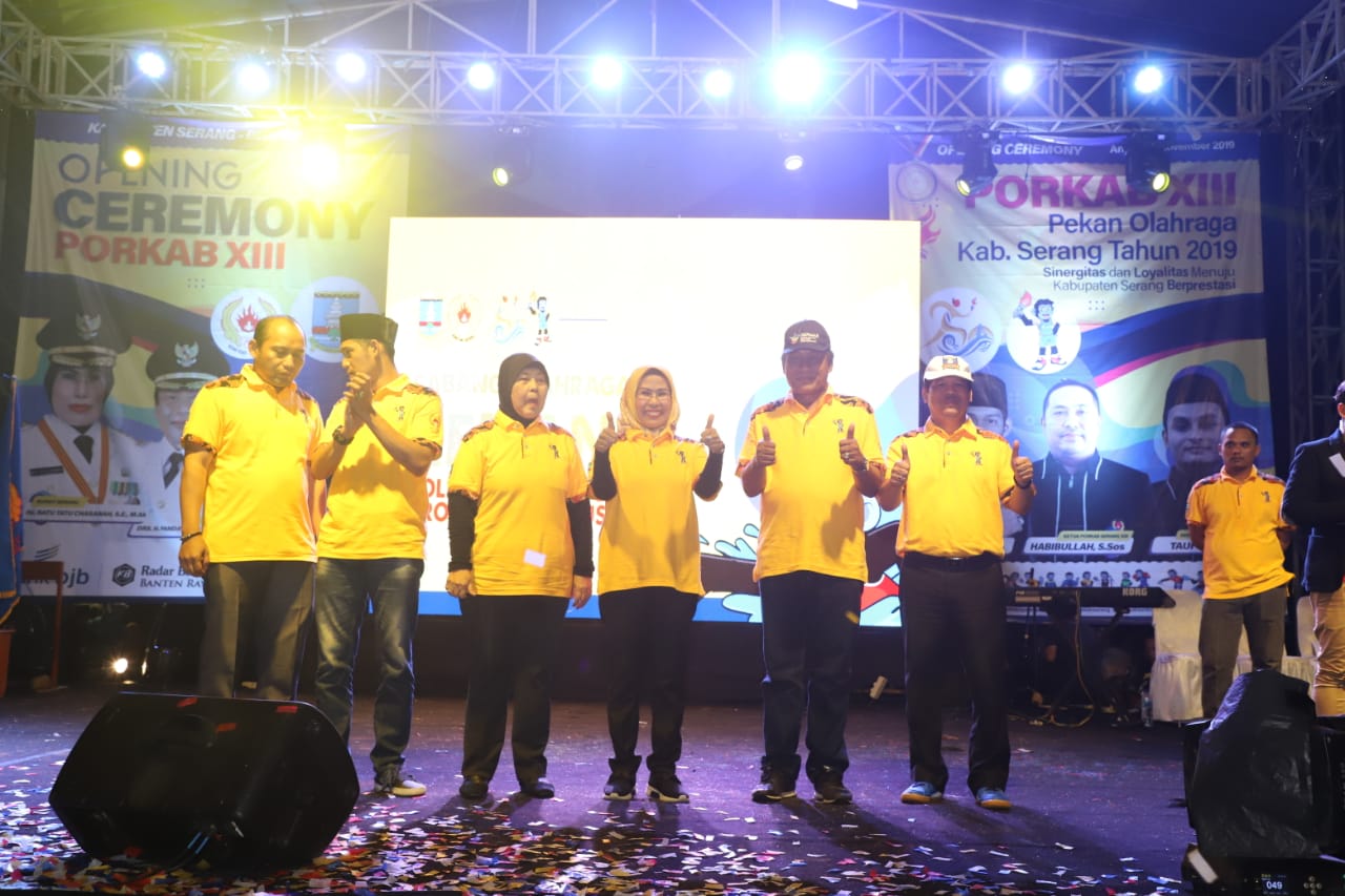 Pesan Bupati Serang untuk Atlet Porkab XIII: Jaga Kebersamaan