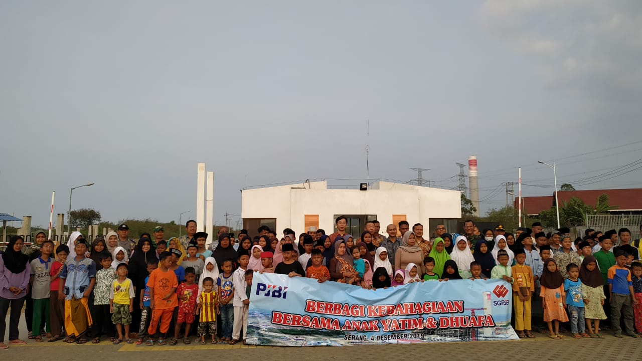 PLTU Jawa 7 Santuni Anak Yatim dan Dhuafa