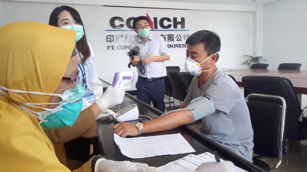 Dinkes Periksa 12 Tenaga Kerja Asing di Kecamatan Pulo Ampel