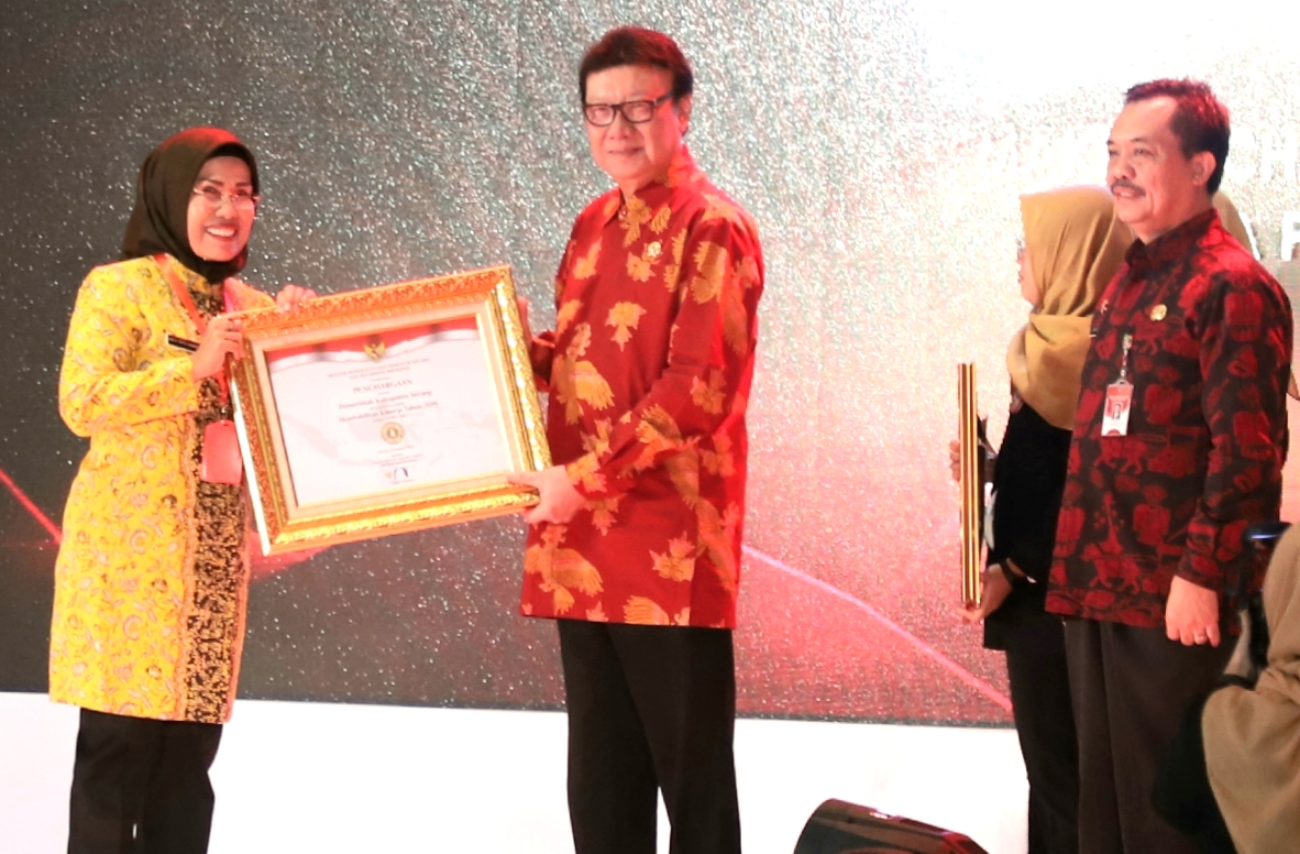 Sakip Kabupaten Serang Raih Predikat A