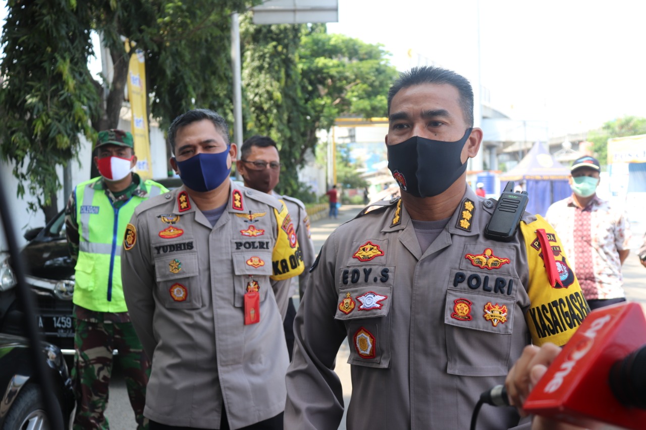 Polda Banten Kawal Penerapan New Normal di Kabupaten Tangerang