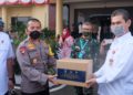 Kemenparekraf Menyerahkan 3.762 Sembako Ke Polda Banten