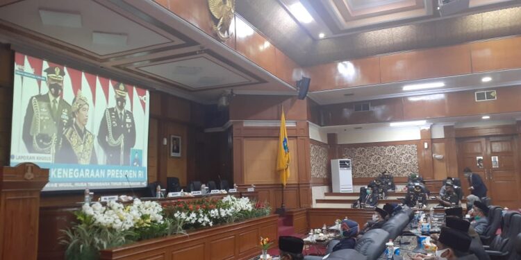 Bupati Kabupaten Serang Ikut Rapat Paripurna Dengarkan Pidato Kenegaraan Presiden RI