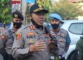 Kapolres Cilegon Lepas Buruh Kota Cilegon yang akan Unjuk Rasa Ke DPR RI