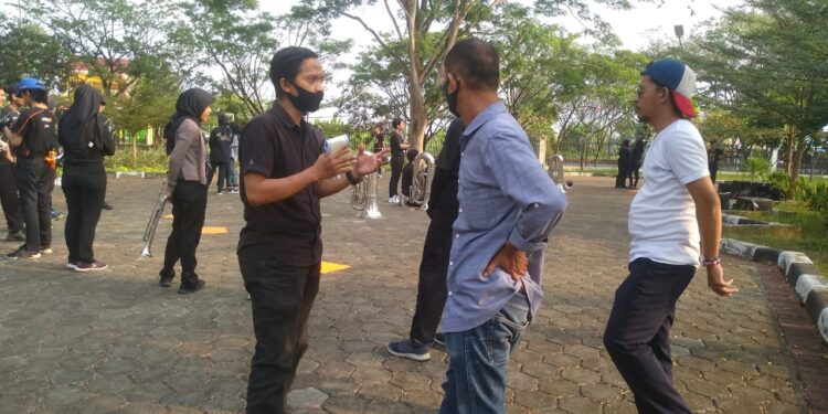Drum Band Kembali Latihan Bersama