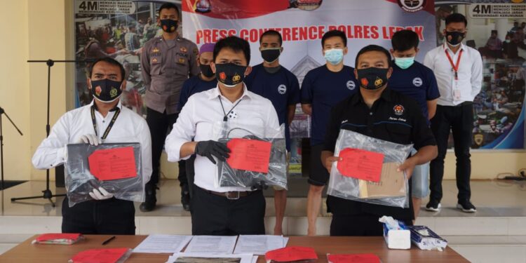 Polres Lebak Tangkap Empat Penambang Ilegal
