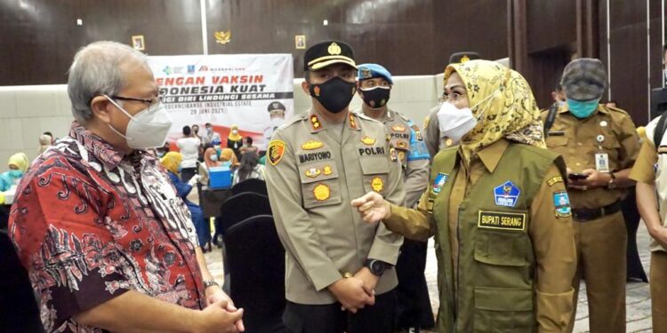 Bupati Serang Tekankan Disiplin Prokes