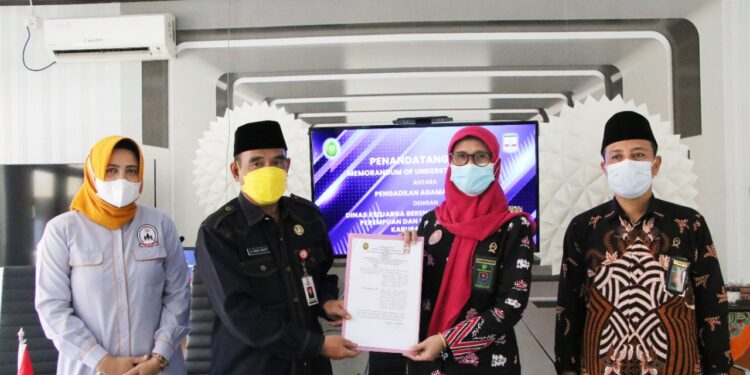 Pengadilan Agama-DKBP3A Kabupaten Serang Teken MoU Terkait Konseling Perkawinan