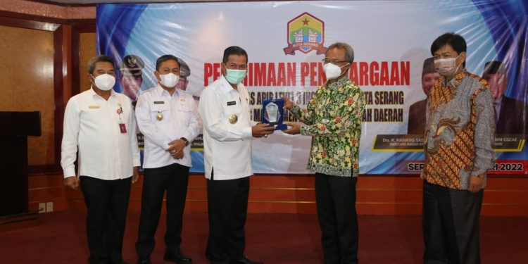 Inspektorat Kota Serang Capai Kapabilitas APIP Level 3