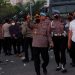 Melebihi Batas Waktu Unras, Kapolres Serang Kota Langsung Bubarkan Buruh