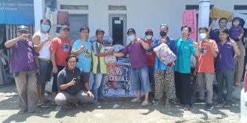 CBS dan Calsic Chapter Tangkab Peduli Banjir Serang