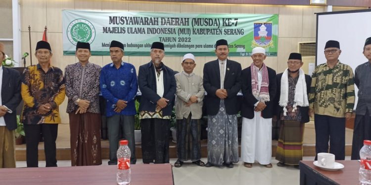 Khudori Terpilih Jadi Ketua MUI Kabupaten Serang 2022-2027