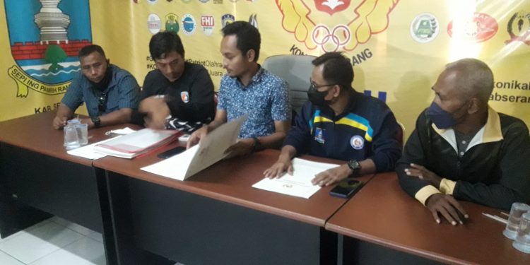 Agus Iriawan Calon Tunggal Ketum KONI Kabupaten Serang 2022-2026
