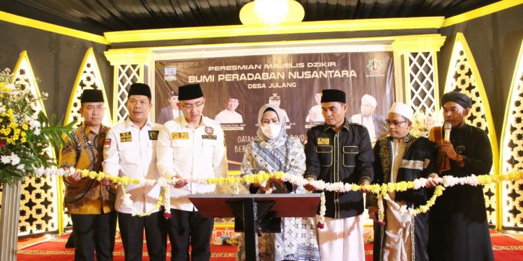 Diresmikan Bupati Serang, Majelis Dzikir di Desa Julang jadi Percontohan