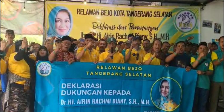 Relawan Bejo Totalitas Menangkan Airin