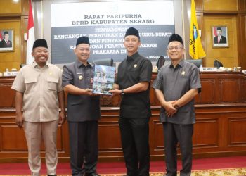 Lima Isu Strategis Daerah, Wabup Najib Hamas Sampaikan Raperda RPJMD