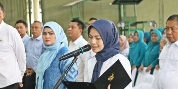 ‎Bupati Serang Ratu Zakiyah Minta PKK Lebih Masif Tekan Angka Stunting di Peringatan HKG PKK ke-53