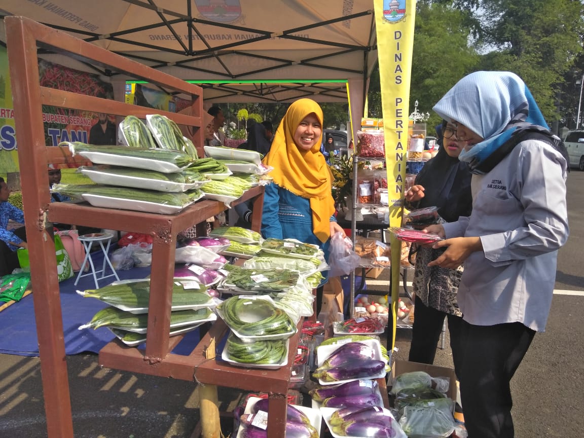 Distan Kabupaten Serang Gelar Pasar Tani