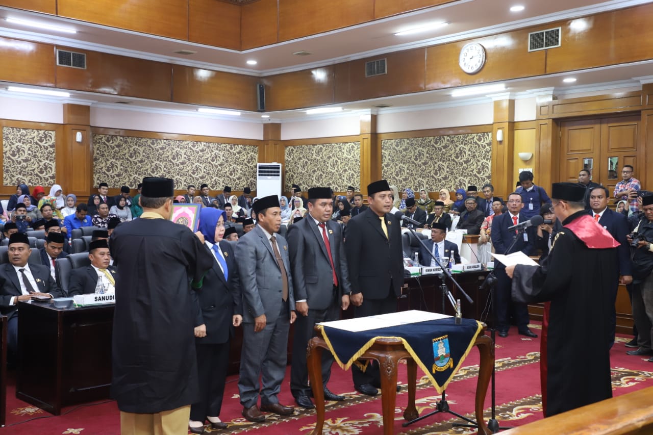 Pimpinan Dewan Kabupaten Serang 2019-2024 Resmi Dilantik