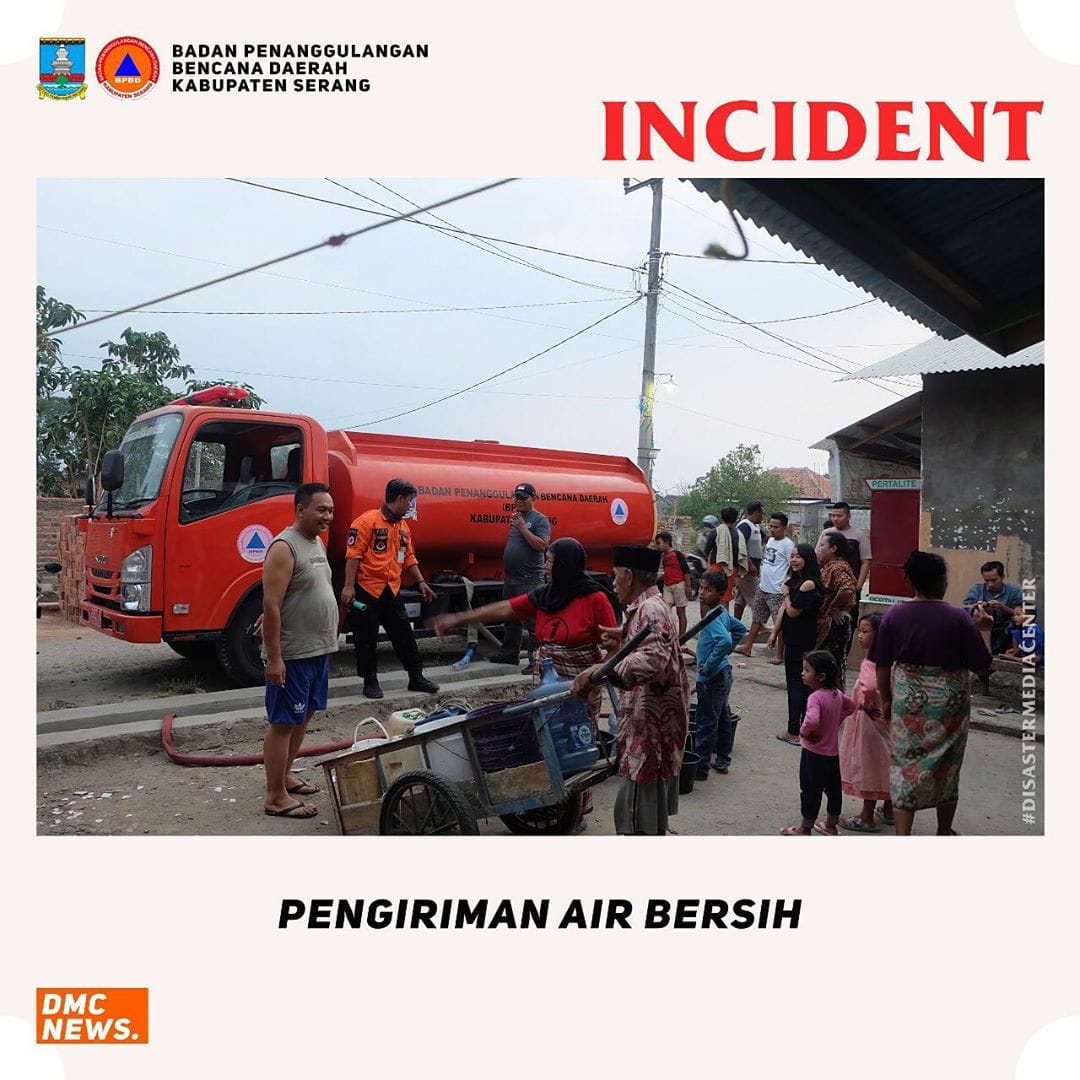 Pemkab Serang Salurkan 1,25 Juta Liter Air Bersih Selama Musim Kemarau