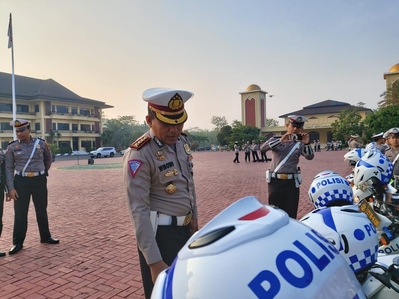Dirlantas Polda Banten Cek Kondisi Kendaraan Operasional