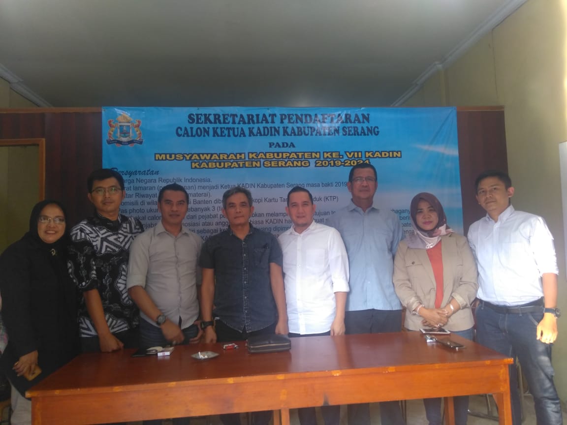 Jelang Mukab Kadin Kabupaten Serang, Tiga Balon Lolos Verifikasi