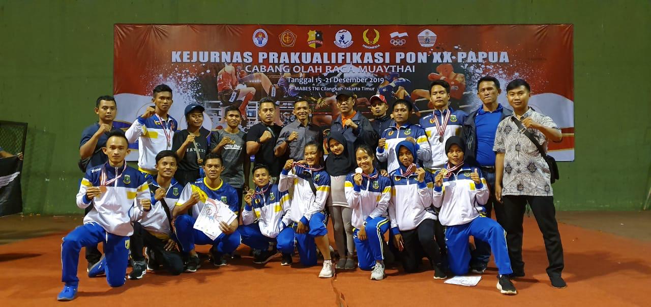 Pra PON Muaythai, Banten Raup 7 Medali