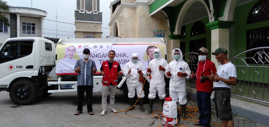PMI Banten Ajak Masyarakat Disinfeksi Mandiri