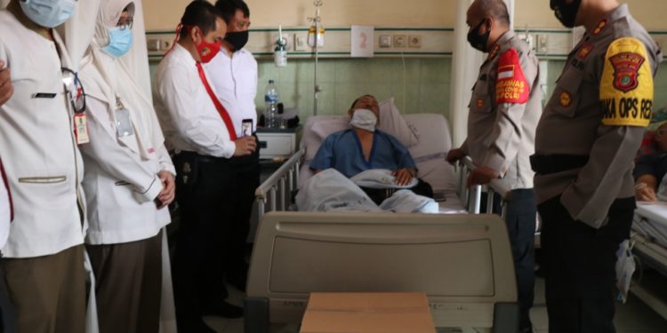 Kapolres Metro Tangerang Kota, Kunjungi Driver Ojol Korban Penembakan Grand Lake City