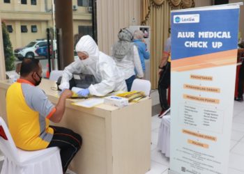 Pejabat Polda Banten Dan Kapolres Lakukan Cek Kesehatan Berkala