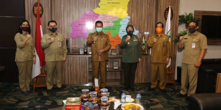 Cek Regulasi Penanganan Covid-19 Kota Serang, Syafrudin: Kota Serang Dinilai Bagus