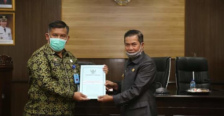 Dua Raperda Usulan Pemkot Serang Disetujui DPRD