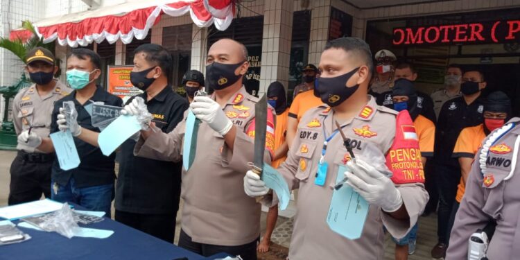 7 Tersangka Curanmor dan Penadah di Kabupaten Tangerang Dibekuk Polisi