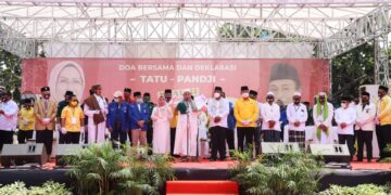 Didoakan Ratusan Ulama, Tatu-Pandji Siap Lanjutkan Kemajuan Kabupaten Serang