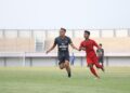 Laga Ujicoba Persita Vs Farmel FC Berakhir Imbang