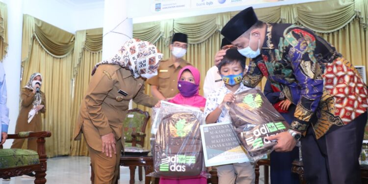 Lebaran Anak Yatim Kabupaten Serang Digelar Secara Sederhana