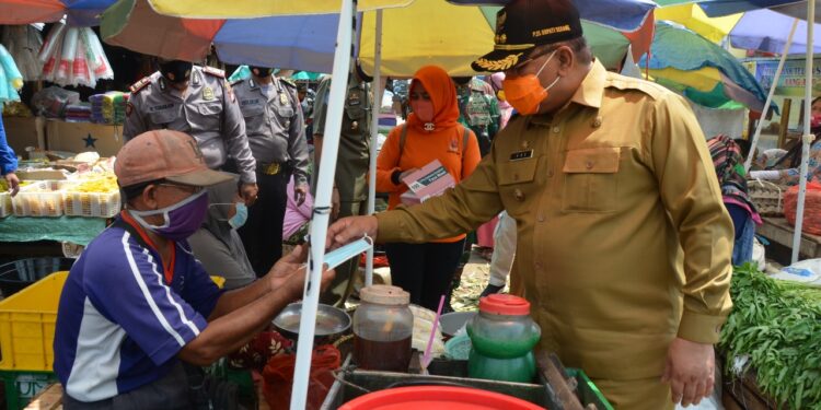 Pjs Bupati Serang Pimpin Penegakan Prokes Covid-19 di Kecamatan Kibin