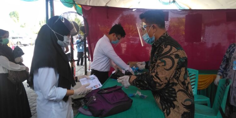 Tes SKB CPNS 2019 Kabupaten Serang Terapkan Protokol Kesehatan Ketat