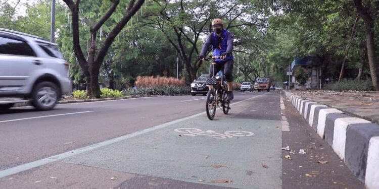 Fasilitasi Pesepeda, Pemkot Tangerang Tambah Jalur Sepeda