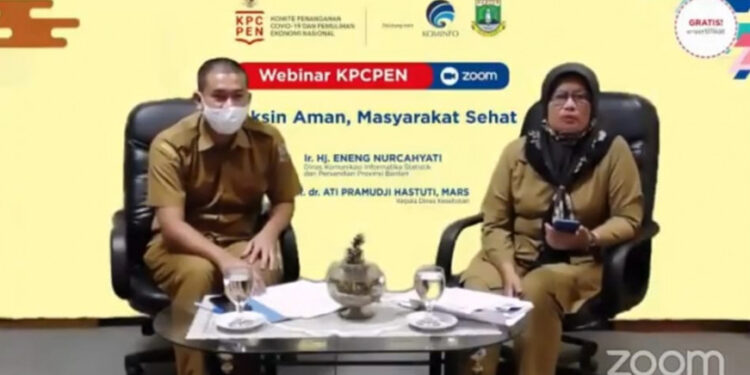 Diskominfo Kabupaten Tangerang Ikuti Webinar KPCPEN