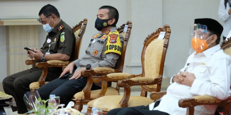 Kapolda Banten Hadiri Penyerahan DIPA dan TKDD tahun 2021 dari Gubernur Banten