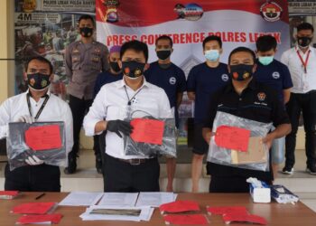 Polres Lebak Tangkap Empat Penambang Ilegal