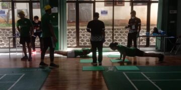 Evaluasi Hasil Latihan Mandiri, Atlet Pelatda PON Dites Fisik