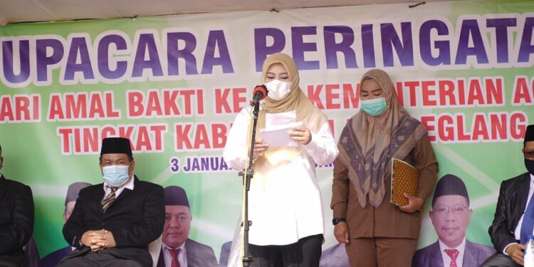 Irna Hadiri Peringatan Hari Amal Bakti