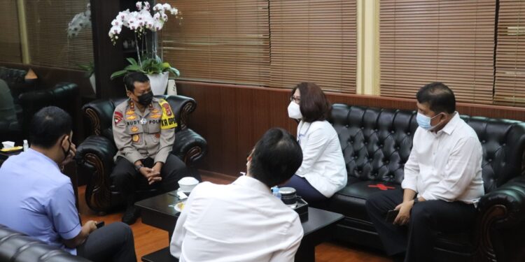 Jalin Sinergitas, BPN Provinsi Banten Temui Kapolda Banten