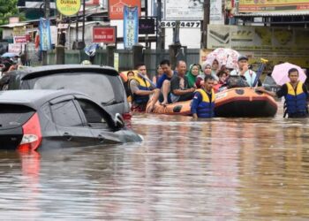 14 Titik Terendam Banjir, BPBD Tamgsel Langsung Terjunkan Reaksi Cepat dan Perahu LCR